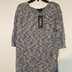 NWT Papillon Melange Knit Pullover - L